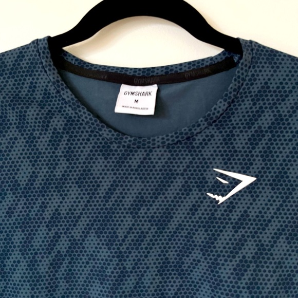 Gymshark Men’s Teal Critical Regular Fit Workout Tee Size Medium - Picture 3 of 8